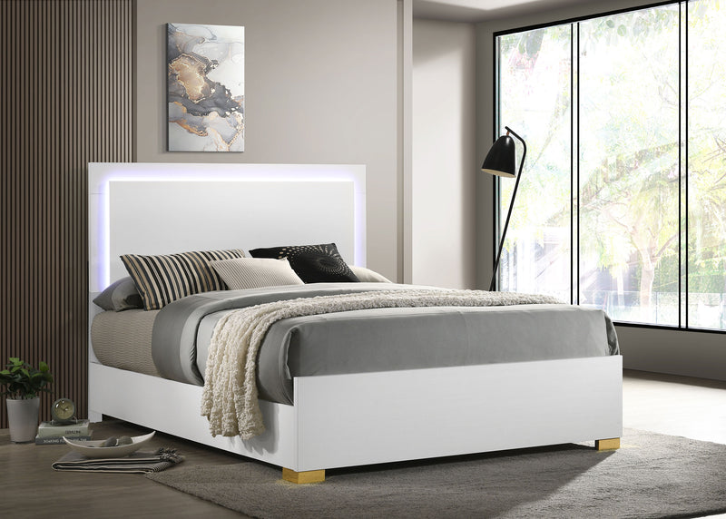 Marceline Beds White & Black Eastren King, Full, Twin, & Queen - Furniture Now (CA)