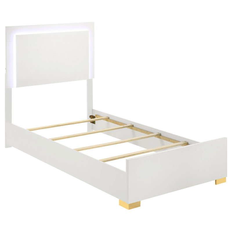 Marceline Beds White & Black Eastren King, Full, Twin, & Queen - Furniture Now (CA)