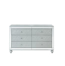 Gunnison 6-drawer Dresser Silver Metallic - Furniture Now (CA)