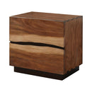 Winslow 2-drawer Nightstand Smokey Walnut and Coffee Bean - Furniture Now (CA)