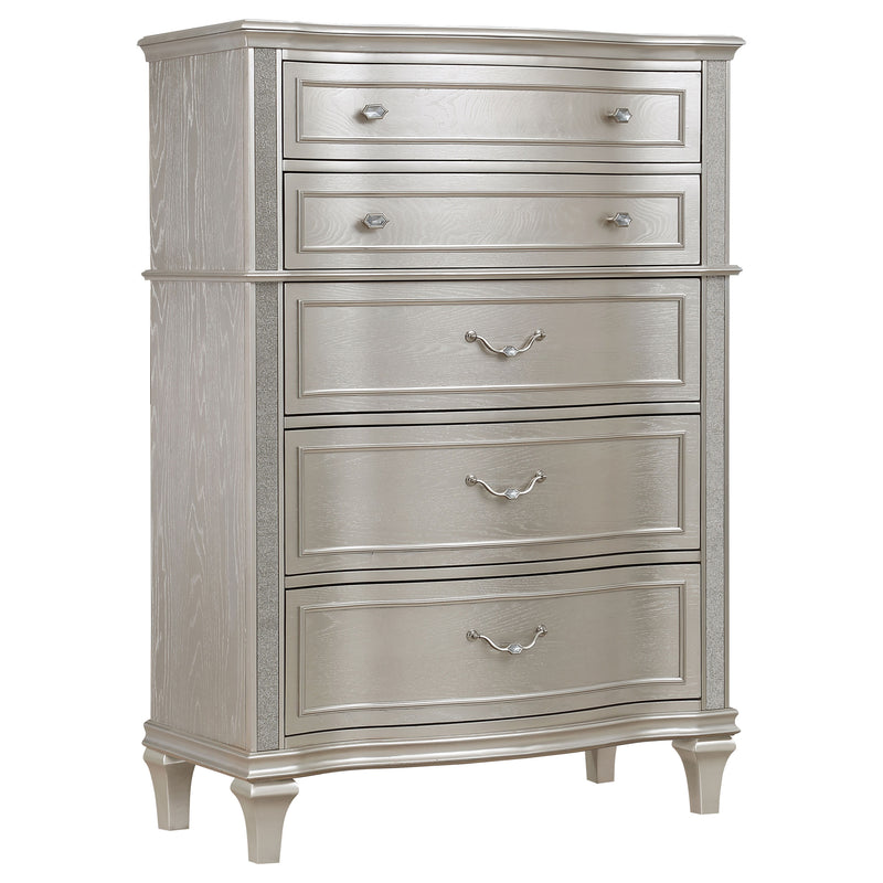 Evangeline 6-drawer Chest Silver Oak - Furniture Now (CA)