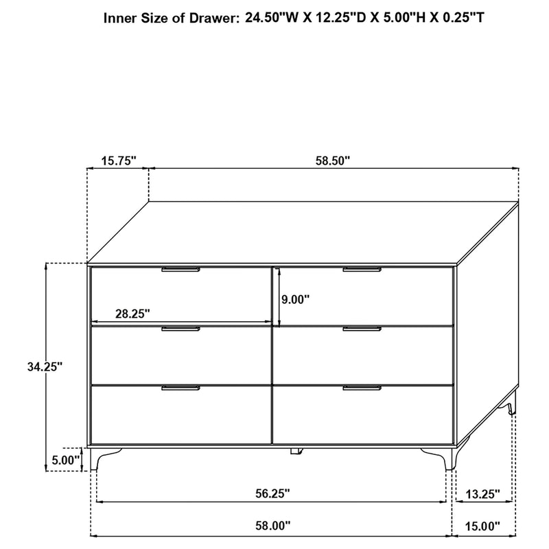 Kendall 4 & 5 Piece Bedroom Sets - Furniture Now (CA)