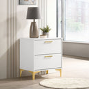 Kendall 2-drawer Nightstand White - Furniture Now (CA)