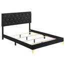 Kendall Panel Bed Black - Furniture Now (CA)