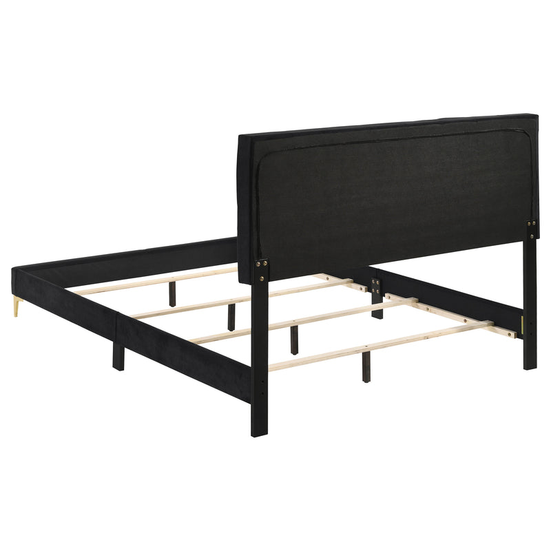 Kendall Panel Bed E.King, & Queen Black & White - Furniture Now (CA)