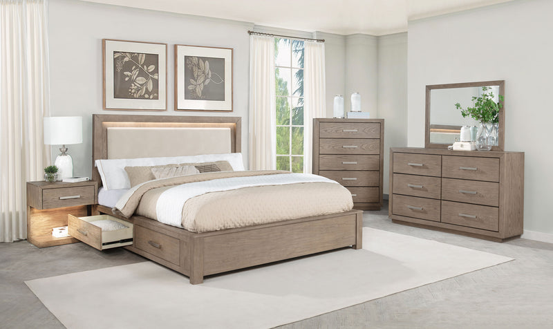 Kenora 4 & 5 Piece Bedroom Set E.King, Queen, & Cal.king - Furniture Now (CA)