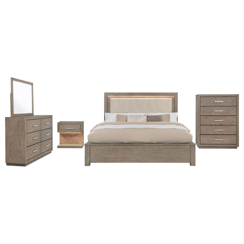 Kenora 4 & 5 Piece Bedroom Set E.King, Queen, & Cal.king - Furniture Now (CA)