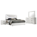 Ives 4 & 5 Piece Bedroom Set E.king & Queen White & Grey - Furniture Now (CA)