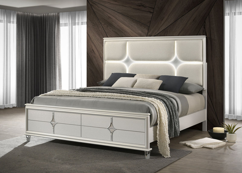 Olivia California King, E.King, & Queen Bed - Furniture Now (CA)
