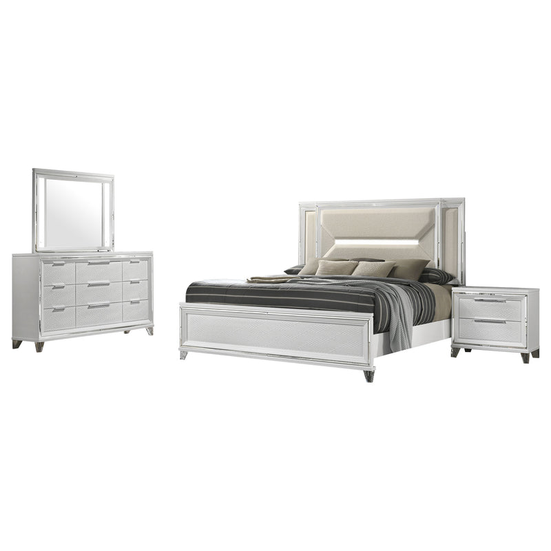 Marmore 4 & 5 Pc E.king, Cal.king, & Queen Bedroom Set - Furniture Now (CA)