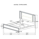 Marmore 4 & 5 Pc E.king, Cal.king, & Queen Bedroom Set - Furniture Now (CA)