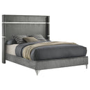 Lucia Eastern King & Queen Bed Beige & Grey - Furniture Now (CA)