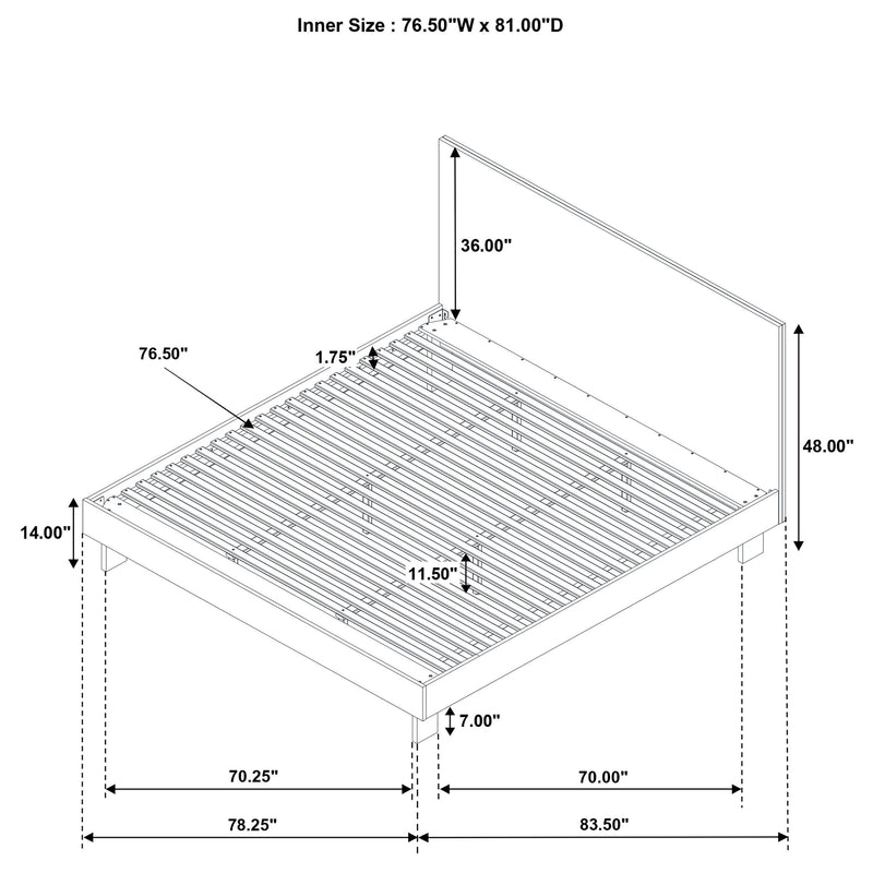 Glenwood Eastern King & Queen Bed - Furniture Now (CA)