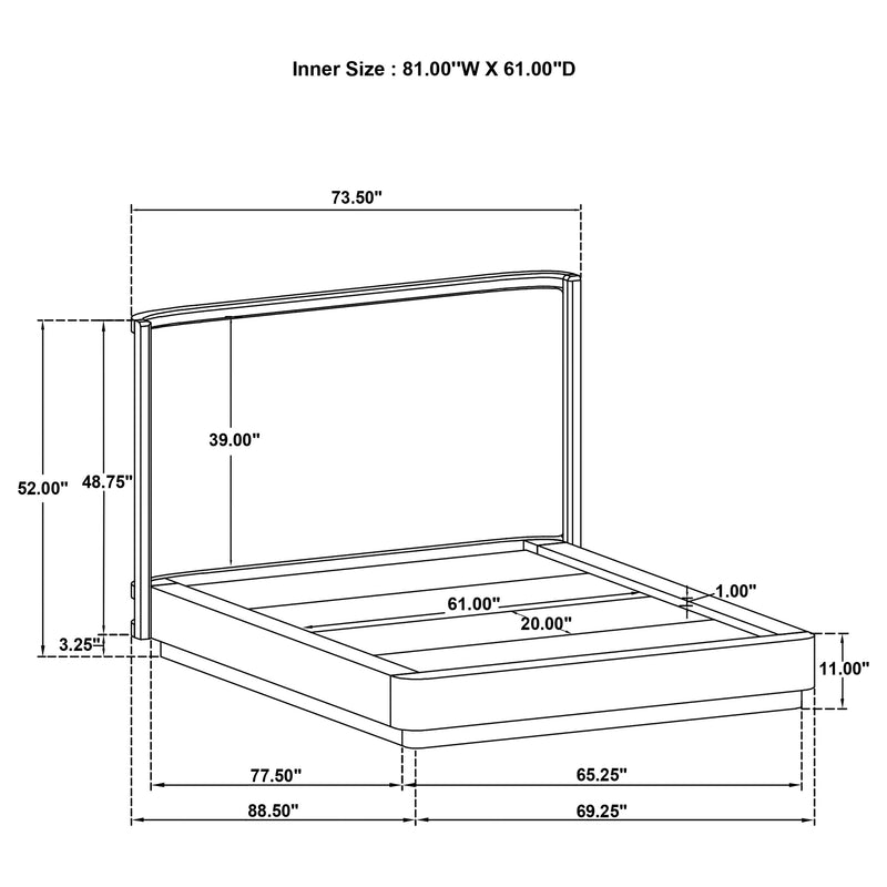 Kailani 5 Pc Bedroom Set - Furniture Now (CA)
