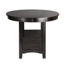 Junipero Round / Oval Counter Height Table with Storage Base