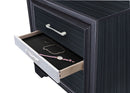 Naima Black Nightstand - Furniture Now (CA)