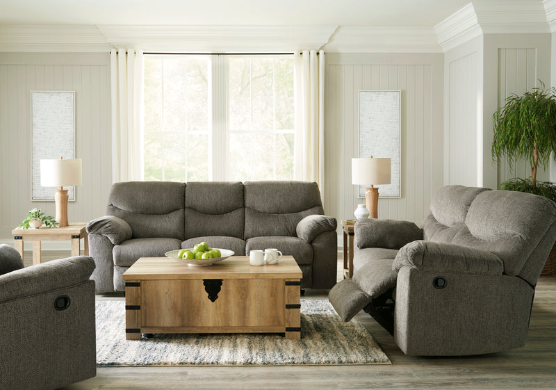 Alphons Reclining Fabric Loveseat & Sofa Both for this price