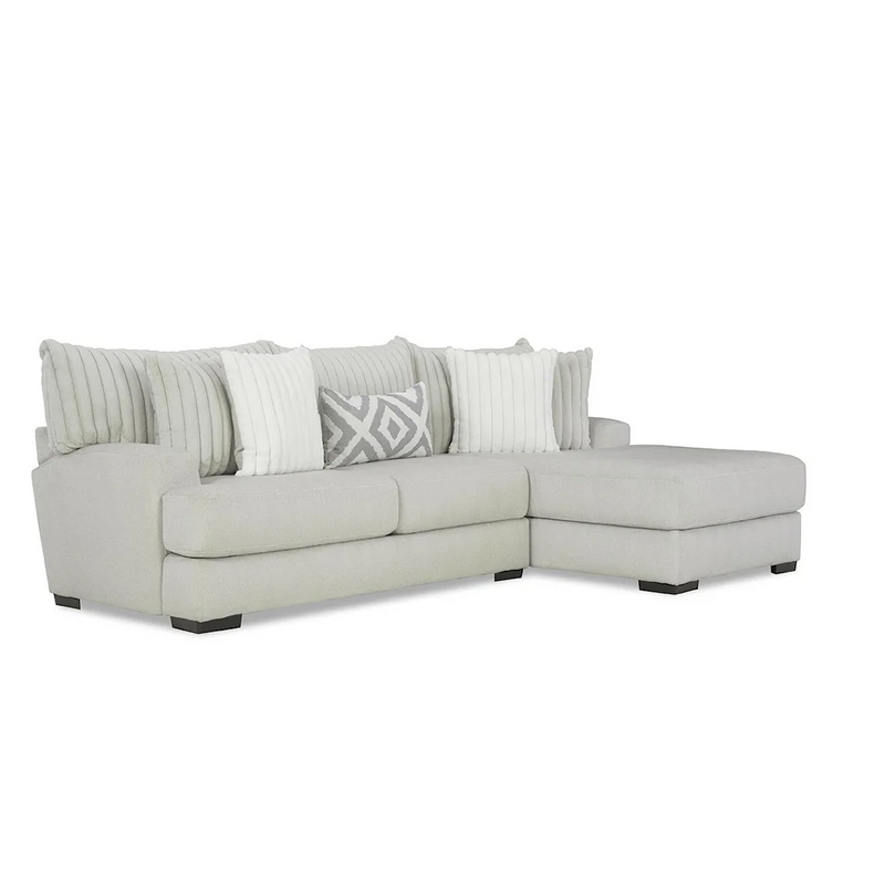 Transitional 2-Piece Sectional Sofa with Right-Arm Facing Chaise