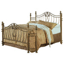 Sydney Eastern King & Queen Bed Antique Brushed Gold - Furniture Now (CA)