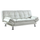 Dilleston Tufted Back Upholstered Sofa Bed Grey - Furniture Now (CA)