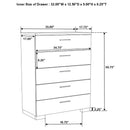Jeremaine 5 Pc Bedroom Sets White - Furniture Now (CA)