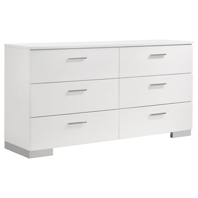 Jeremaine 5 Pc Bedroom Sets White - Furniture Now (CA)