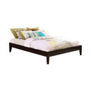 Hounslow California King, E.King, & Queen Universal Platform Bed Cappuccino - Furniture Now (CA)