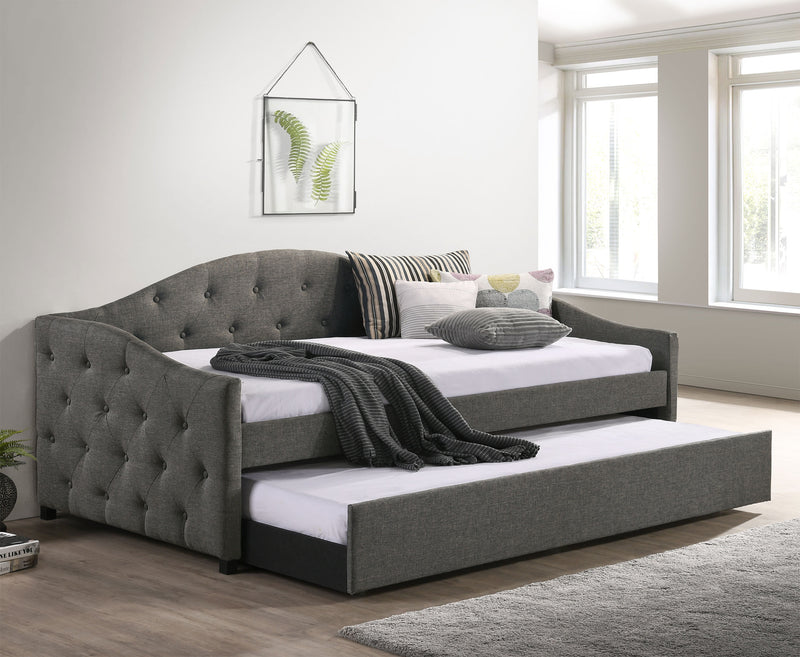 Sadie Upholstered Twin Daybed with Trundle - Furniture Now (CA)