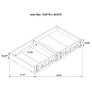 Oakdale Wood Twin Daybed with Trundle Rustic Honey - Furniture Now (CA)