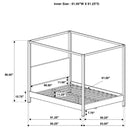 Monroe Eastern King & Queen Bed - Furniture Now (CA)