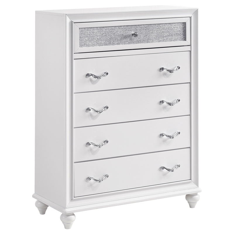 Barzini Bedroom Set White - Furniture Now (CA)