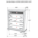 Barzini Bedroom Set White - Furniture Now (CA)