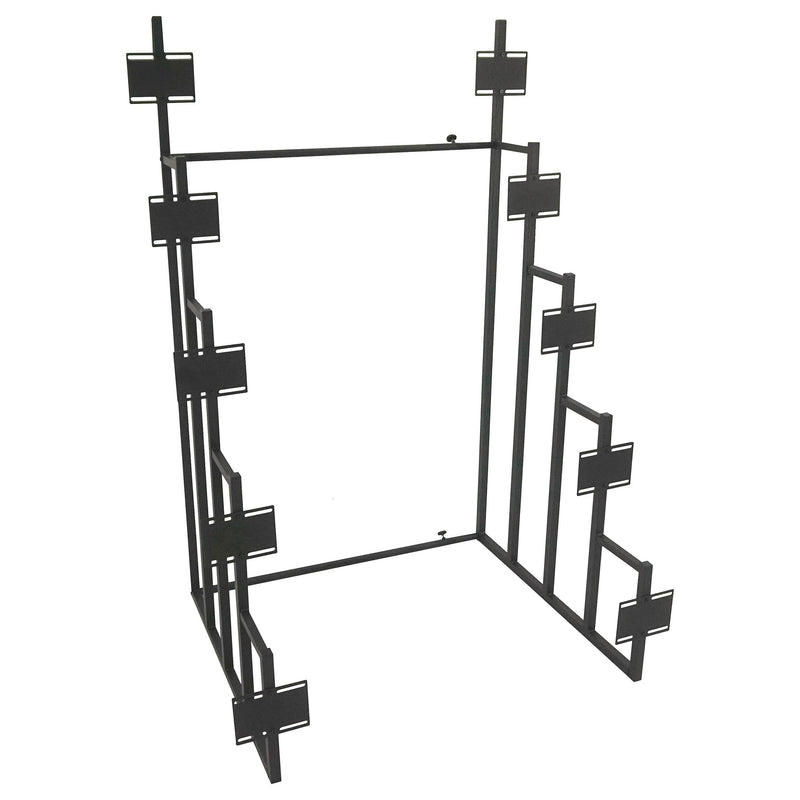 Duarto 5-tier Headboard Display Rack Black - Furniture Now (CA)