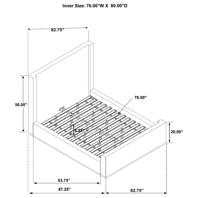 Nala Eastern King & Queen Bed - Furniture Now (CA)