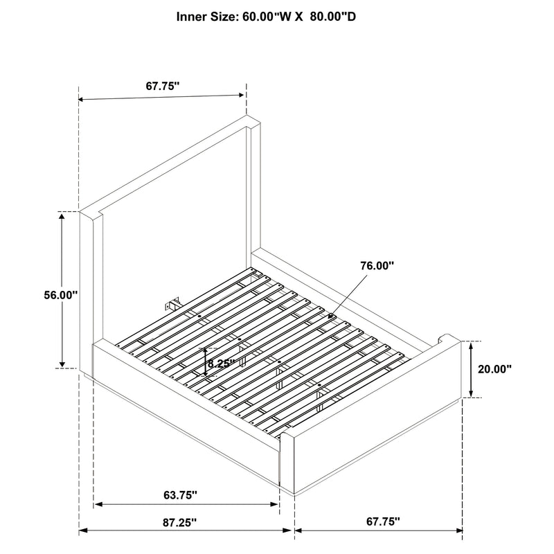 Nala Eastern King & Queen Bed - Furniture Now (CA)