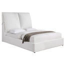Gwendoline Upholstered Platform Bed with Pillow Headboard White - Furniture Now (CA)