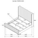 Natasha California King, E.King & Queen Bed - Furniture Now (CA)