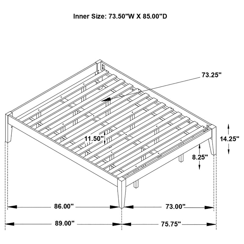 Hounslow Universal Platform Bed - Furniture Now (CA)