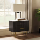 Nightstand w/Marble Top