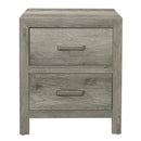 Mandan 2 Drawer Nightstand in Weathered Gray 1910GY-4