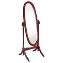 Foyet Oval Cheval Mirror Merlot - Furniture Now (CA)