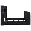 Tisdall Wingback TV Bed with Flame Visualizer