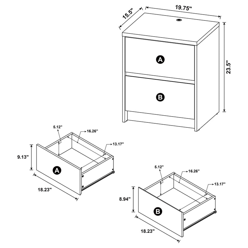 Westpark Nightstands - Furniture Now (CA)