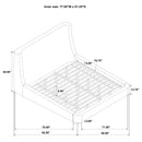 Rennes Wingback Platform Bed