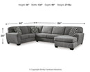 Birkdale Court Sectional with Chaise - Furniture Now (CA)