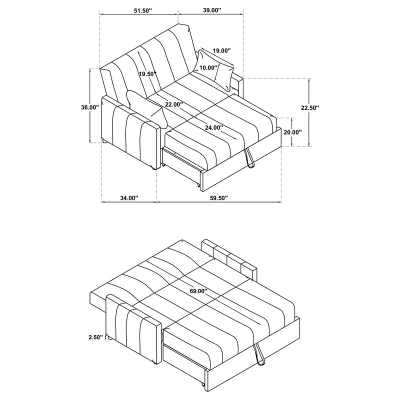 Portland Sofa Bed - Furniture Now (CA)