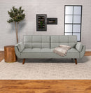 Caufield Upholstered Buscuit Tufted Covertible Sofa Bed Grey - Furniture Now (CA)