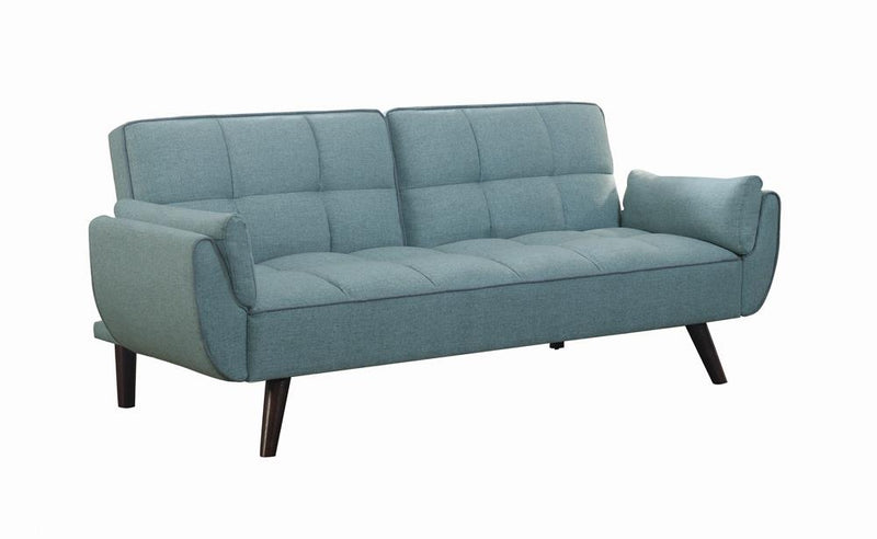 Caufield Biscuit-tufted Sofa Bed Turquoise Blue - Furniture Now (CA)