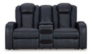 Fyne-Dyme Power Reclining Loveseat with Console - Furniture Now (CA)