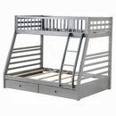 Jason Twin-Full Bunk Bed With Storage - Furniture Now (CA)